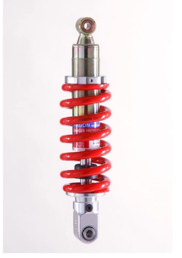 Endurance Mono Rear Shock Absorber for Yamaha | FZ, FZ-S, FZ-FI, FZ V2, FZ-16, FZ V3, FAZER, FZ 250, FAZER 250 | Red | Yellow